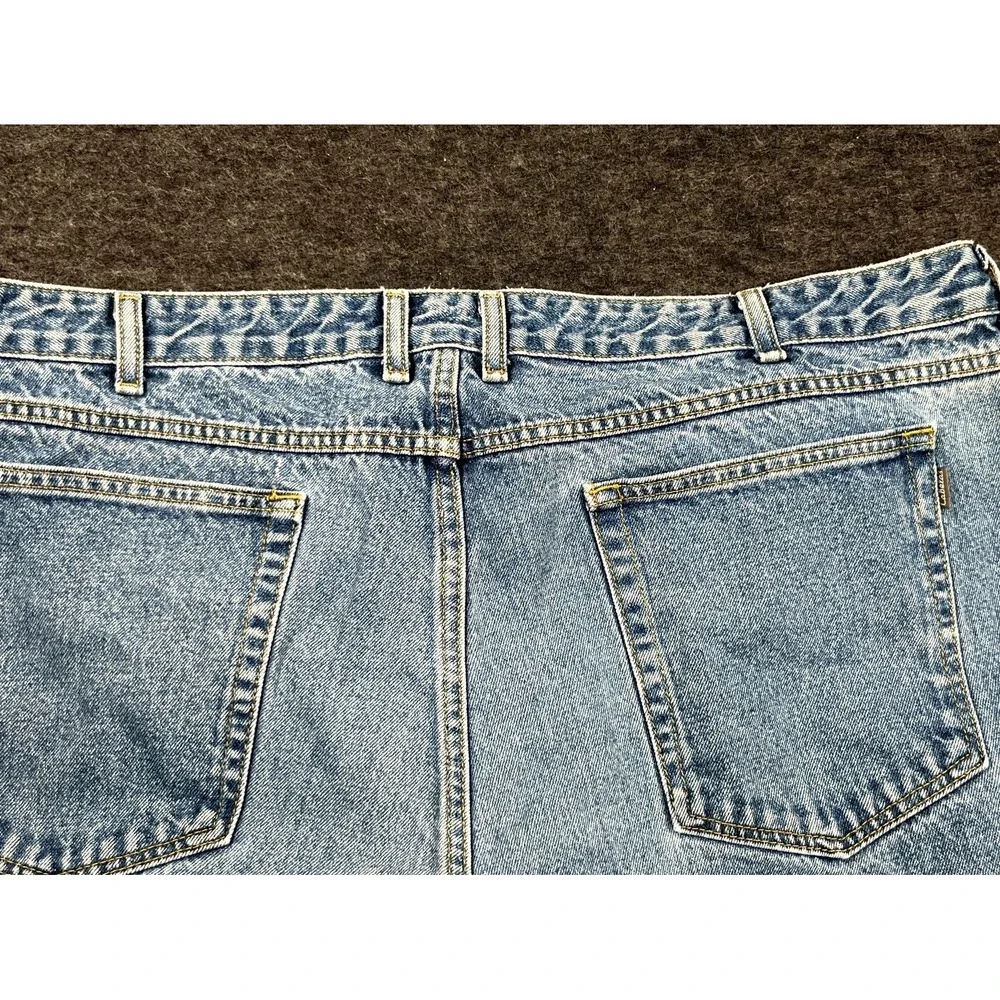 Cabela's Jeans Mens 44x29 Blue Denim Relaxed Fit Medium Wash Straight Leg Casual
